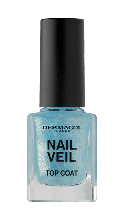 Dermacol  Top Coat NAIL VEIL Sparkling ocean